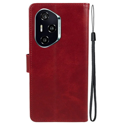 For Honor 300 Pro Case PU Leather Wallet Protective Phone Cover Calf Texture