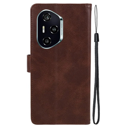 For Honor 300 Pro Case PU Leather Wallet Protective Phone Cover Calf Texture