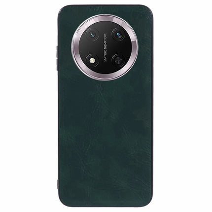 For Honor Magic7 Lite 5G / X9c 5G / X60 Pro 5G Case Retro Leather Coated PC + TPU Phone Cover - Green