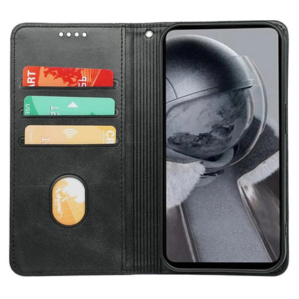 For Honor Magic7 Lite 5G / X9c 5G / X60 Pro 5G Case Hidden Magnetic Closure Calf Texture Leather Phone Cover