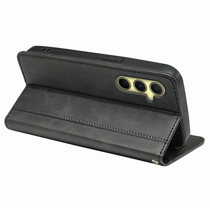 For Honor Magic7 Lite 5G / X9c 5G / X60 Pro 5G Case Hidden Magnetic Closure Calf Texture Leather Phone Cover