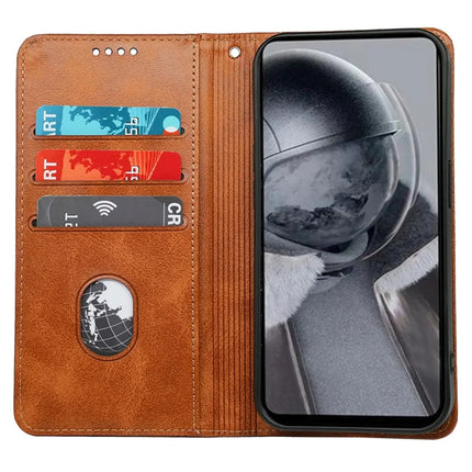 For Honor Magic7 Lite 5G / X9c 5G / X60 Pro 5G Case Hidden Magnetic Closure Calf Texture Leather Phone Cover
