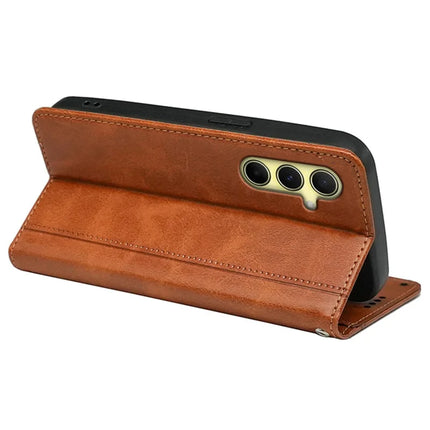 For Honor Magic7 Lite 5G / X9c 5G / X60 Pro 5G Case Hidden Magnetic Closure Calf Texture Leather Phone Cover