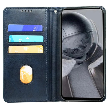 For Honor Magic7 Lite 5G / X9c 5G / X60 Pro 5G Case Hidden Magnetic Closure Calf Texture Leather Phone Cover