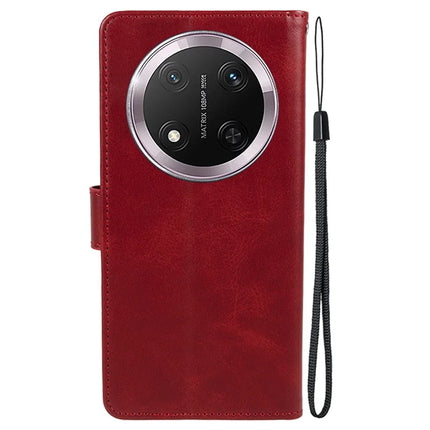 For Honor Magic7 Lite 5G / X9c 5G / X60 Pro 5G Case PU Leather Wallet Protective Phone Cover Calf Texture
