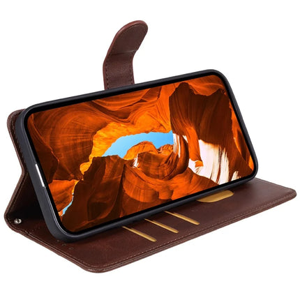 For Honor Magic7 Lite 5G / X9c 5G / X60 Pro 5G Case PU Leather Wallet Protective Phone Cover Calf Texture