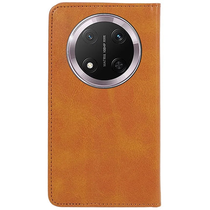 For Honor Magic7 Lite 5G / X9c 5G / X60 Pro 5G Case Strong Magnetic PU Leather Phone Cover Calf Texture