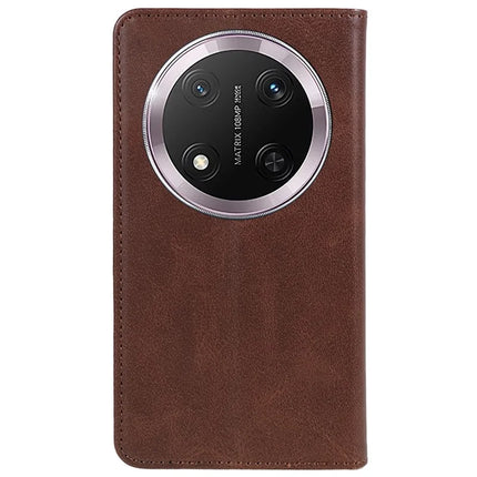 For Honor Magic7 Lite 5G / X9c 5G / X60 Pro 5G Case Strong Magnetic PU Leather Phone Cover Calf Texture