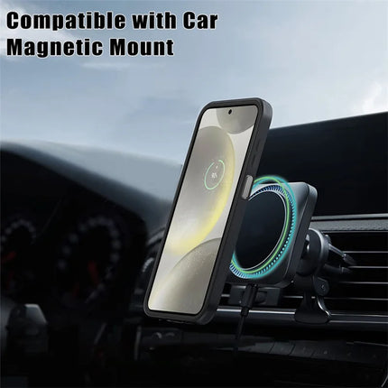 For Samsung Galaxy A26 5G Case Acrylic+TPU Clear Phone Cover with PET Screen Film