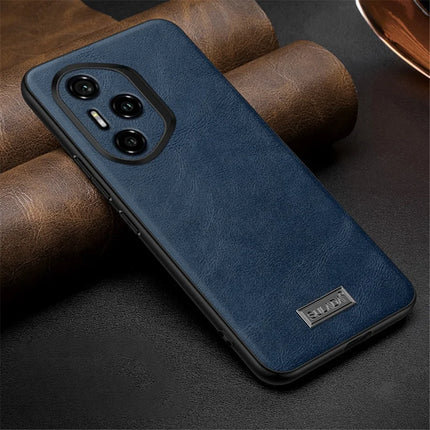 SULADA For Honor 300 Pro Case PU Leather + TPU + PC Back Phone Cover - Blue