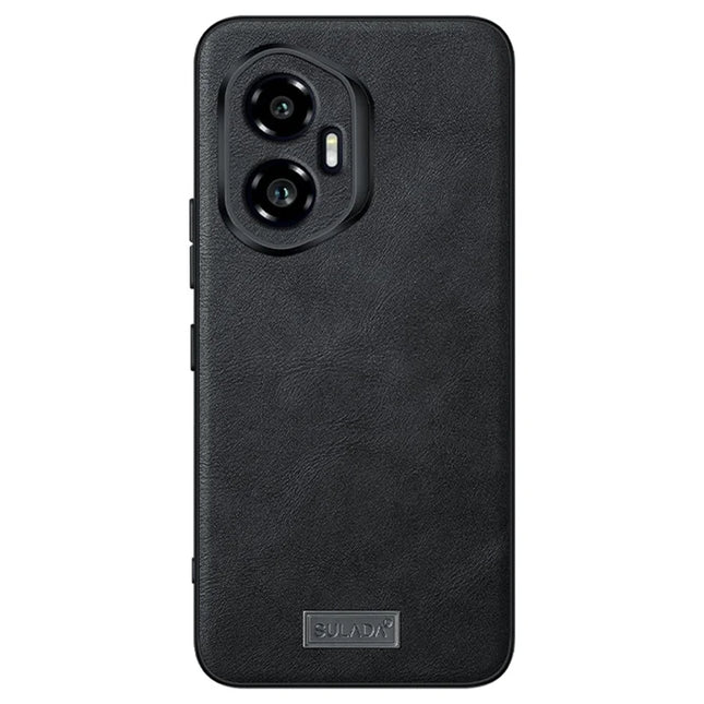 SULADA For Honor 300 Ultra Case PU Leather + TPU + PC Back Phone Cover - Black