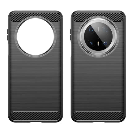 For Huawei Mate 70 Pro / 70 Pro+ Case Carbon Fiber Texture Brushed Phone Back Cover