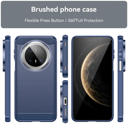 For Huawei Mate 70 Pro / 70 Pro+ Case Carbon Fiber Texture Brushed Phone Back Cover