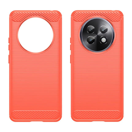 For Realme 13+ 5G Case Carbon Fiber Texture Brushed Phone Back Cover