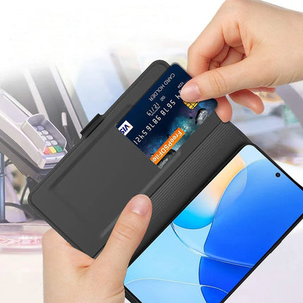 For Honor X9c Smart 5G / X60 5G Case Shockproof TPU Inner Shell Leather Phone Cover Card Slot