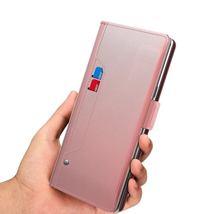 For Honor X9c Smart 5G / X60 5G Case Stand PU Leather Phone Cover Card Holder Mirror