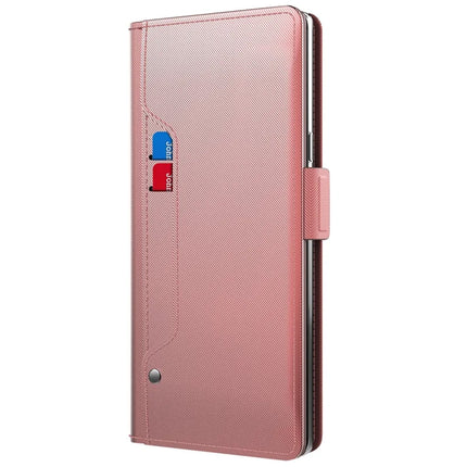 For Honor X9c Smart 5G / X60 5G Case Stand PU Leather Phone Cover Card Holder Mirror