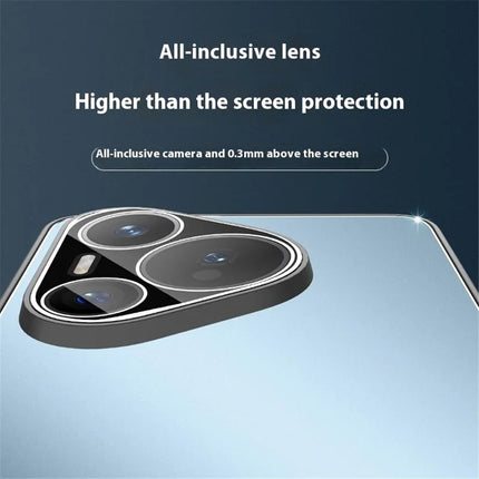 For Huawei Pura 70 Case PC + TPU Matte Back Phone Cover with Lens Film