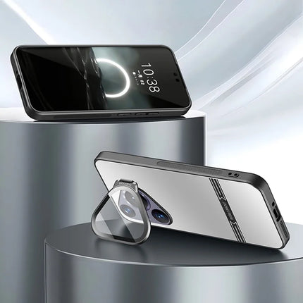 For Huawei Pura 70 Pro / 70 Pro+ Case Kickstand PC+TPU Matte Phone Cover with Lens Film