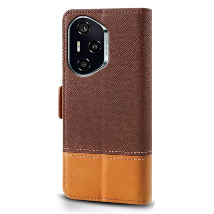 For Honor 300 Pro / 300 Ultra Case Color Splicing PU Leather Wallet Phone Cover