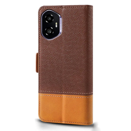 For Honor 300 Case Color Splicing PU Leather Wallet Phone Cover