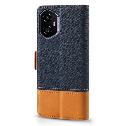 For Honor 300 Case Color Splicing PU Leather Wallet Phone Cover