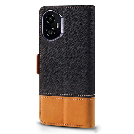 For Honor 300 Case Color Splicing PU Leather Wallet Phone Cover