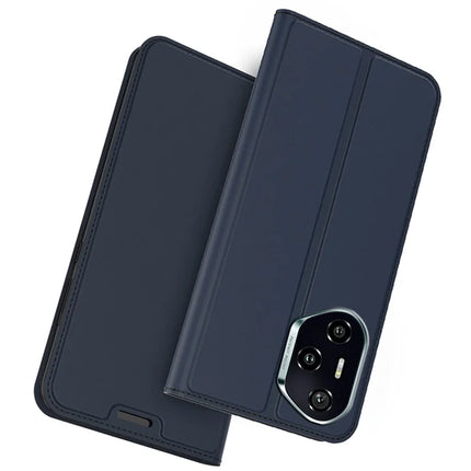 For Honor 300 Pro / 300 Ultra Case PU Leather Phone Cover with Card Holder Stand Magnetic Closure - Blue