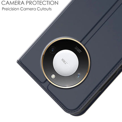For Honor X9c Smart 5G / X60 5G Case PU Leather Phone Cover with Card Holder Stand Magnetic Closure