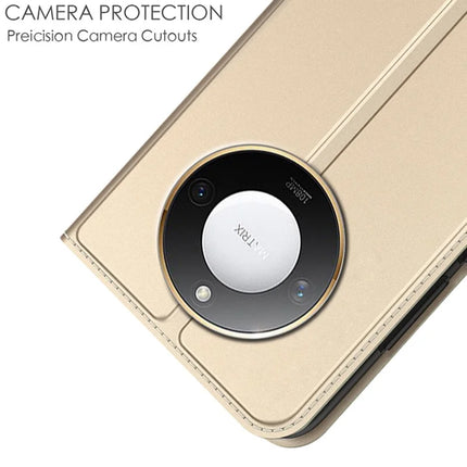 For Honor X9c Smart 5G / X60 5G Case PU Leather Phone Cover with Card Holder Stand Magnetic Closure