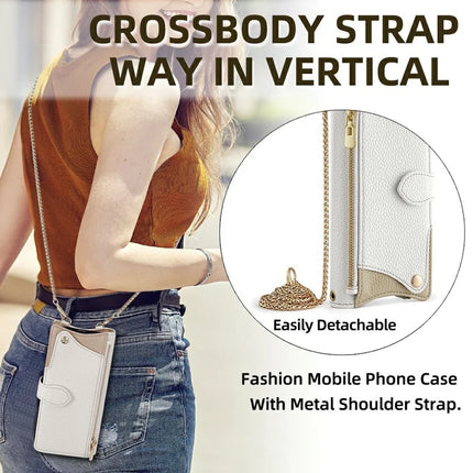 For Honor 300 Pro Leather Case Wallet Stand Cover Irregular Tail Style with Chain Strap