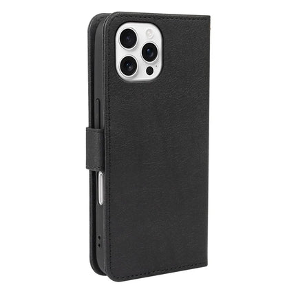 For iPhone 16 Pro Max Leather Case Wallet Stand Magnetic Closure Phone Cover