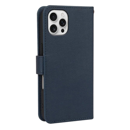 For iPhone 16 Pro Max Leather Case Wallet Stand Magnetic Closure Phone Cover