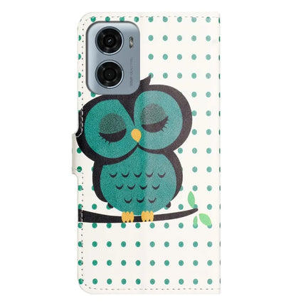 For Motorola Moto E15 4G  /  G05 4G Case Pattern Print PU Leather Wallet Phone Cover
