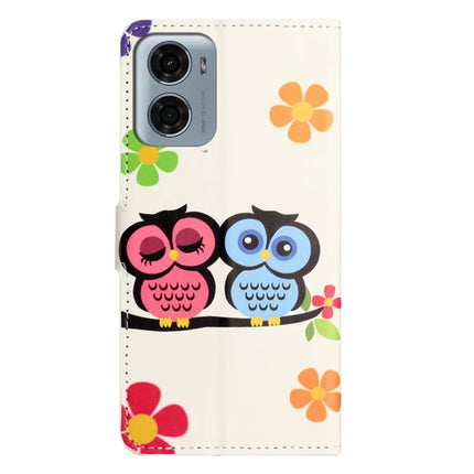 For Motorola Moto E15 4G  /  G05 4G Case Pattern Print PU Leather Wallet Phone Cover