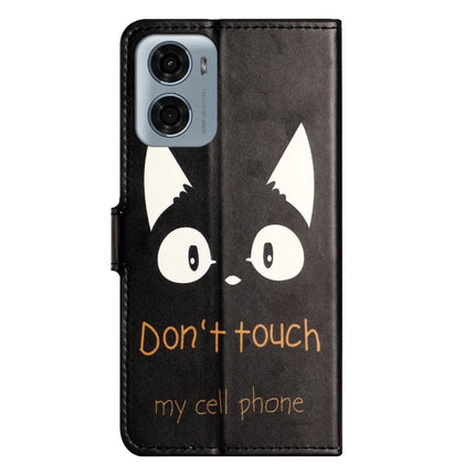 For Motorola Moto E15 4G  /  G05 4G Case Pattern Print PU Leather Wallet Phone Cover