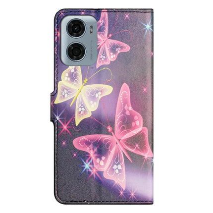 For Motorola Moto E15 4G  /  G05 4G Case Pattern Print PU Leather Wallet Phone Cover
