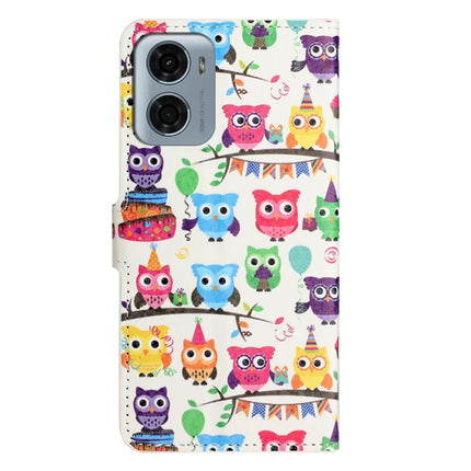 For Motorola Moto E15 4G  /  G05 4G Case Pattern Print PU Leather Wallet Phone Cover