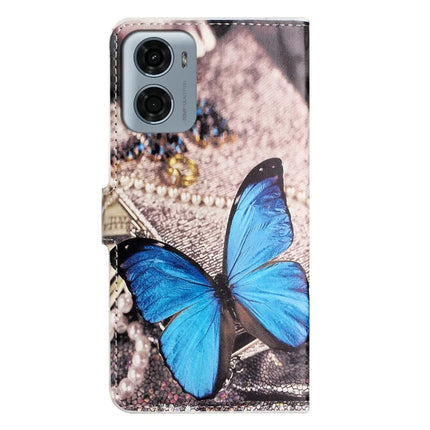 For Motorola Moto E15 4G  /  G05 4G Case Pattern Print PU Leather Wallet Phone Cover