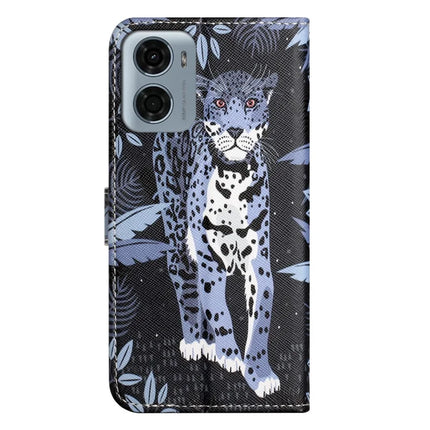 For Motorola Moto E15 4G  /  G05 4G Case Pattern Print PU Leather Wallet Phone Cover Cross Texture