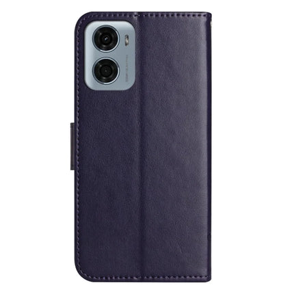 For Motorola Moto E15 4G  /  G05 4G Case Wallet Stand Imprinted Butterfly Flower PU Leather Phone Cover