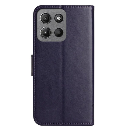 For Motorola Moto G15 4G  /  G15 Power 4G Case Wallet Stand Imprinted Butterfly Flower PU Leather Phone Cover