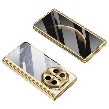 For Huawei Mate X6 Case Electroplating PC Folding Phone Cover