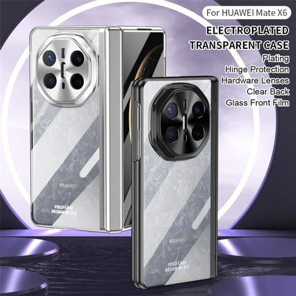 For Huawei Mate X6 Case Electroplating PC Folding Phone Cover