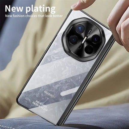 For Huawei Mate X6 Case Electroplating PC Folding Phone Cover