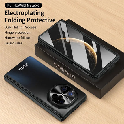 For Huawei Mate X6 Phone Case Hard PC Shockproof Cover with Front Screen Film