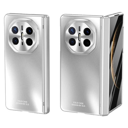 For Huawei Mate X6 Phone Case Hard PC Shockproof Cover with Front Screen Film - Silver