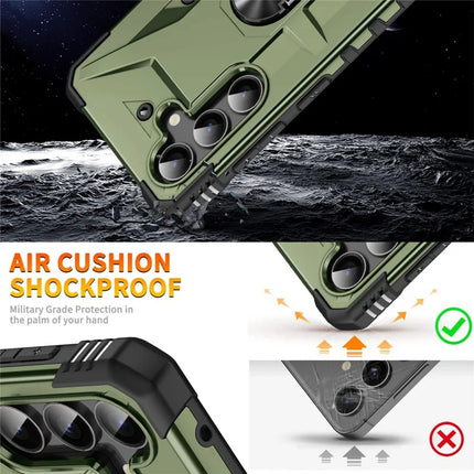 For Samsung Galaxy A26 5G Case PC+ TPU Anti-Drop Phone Cover with Ring Kickstand