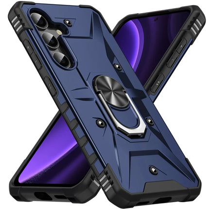 For Samsung Galaxy A26 5G Case PC+ TPU Anti-Drop Phone Cover with Ring Kickstand