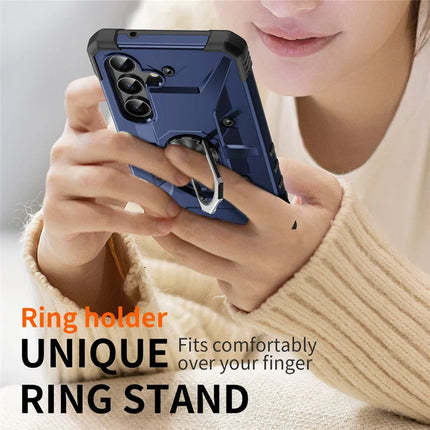 For Samsung Galaxy A26 5G Case PC+ TPU Anti-Drop Phone Cover with Ring Kickstand